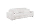 600535P Jacana Corduroy Upholstered Dual Power Chaise Sofa Ivory
