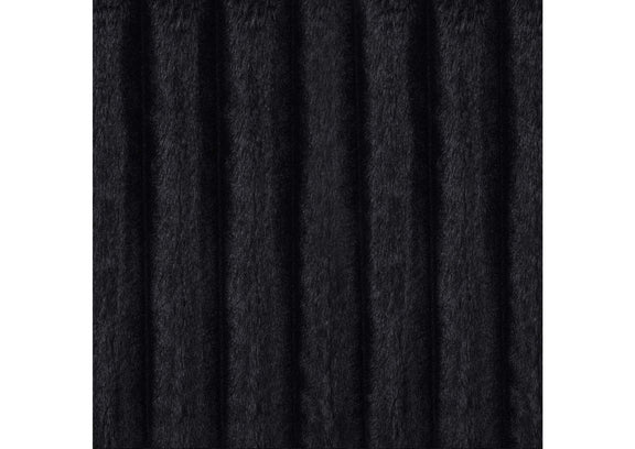 600537P Jacana Corduroy Upholstered Dual Power Chaise Sofa Black