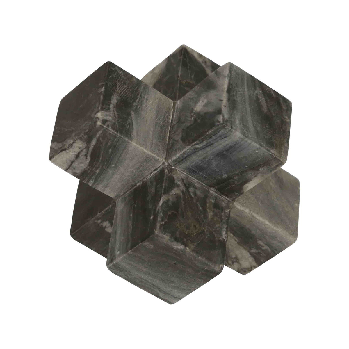 Marble 7" Jack Decor - Gray