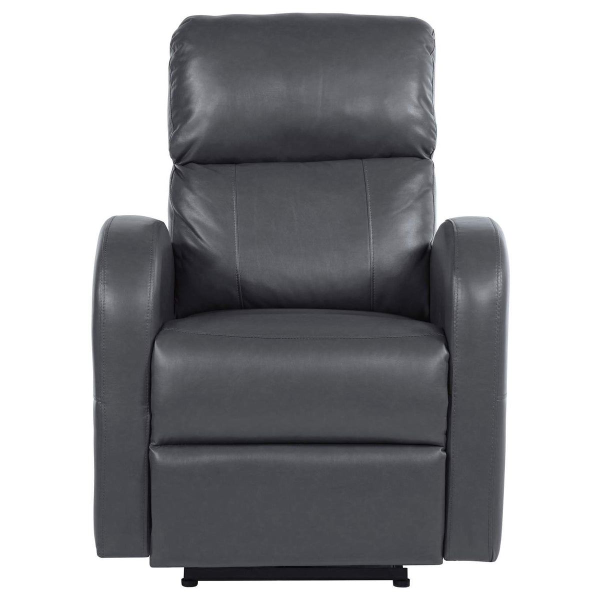 601499P Grant Upholstered Power Recliner Chair Grey
