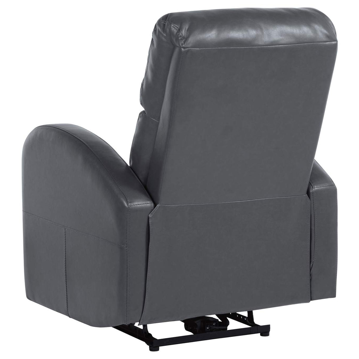 601499P Grant Upholstered Power Recliner Chair Grey