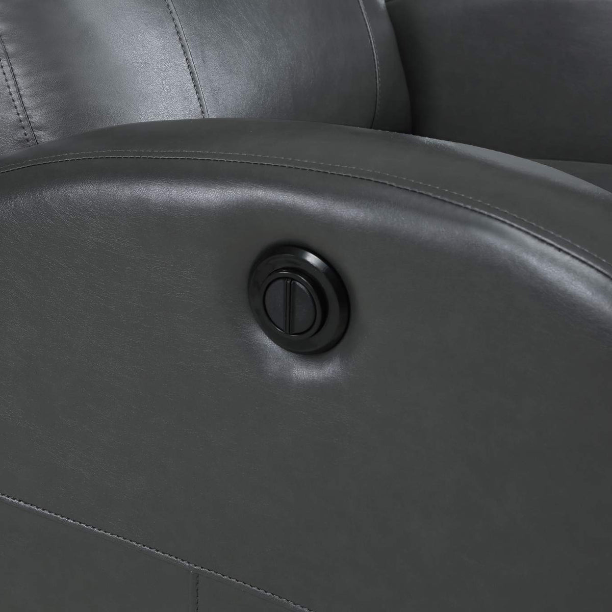 601499P Grant Upholstered Power Recliner Chair Grey