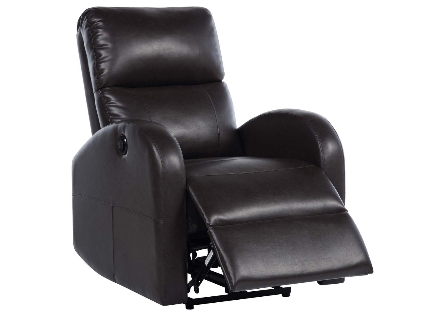 601500P Grant Upholstered Power Recliner Chair Brown