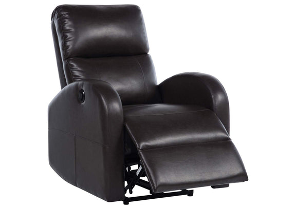 601500P Grant Upholstered Power Recliner Chair Brown