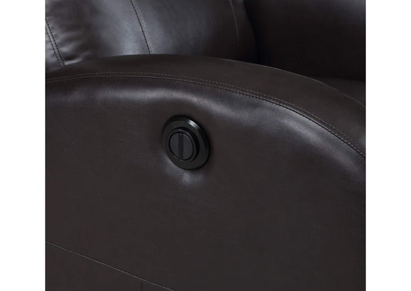 601500P Grant Upholstered Power Recliner Chair Brown
