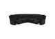 601520 Atkinson Upholstered Reclining Sectional Sofa Black