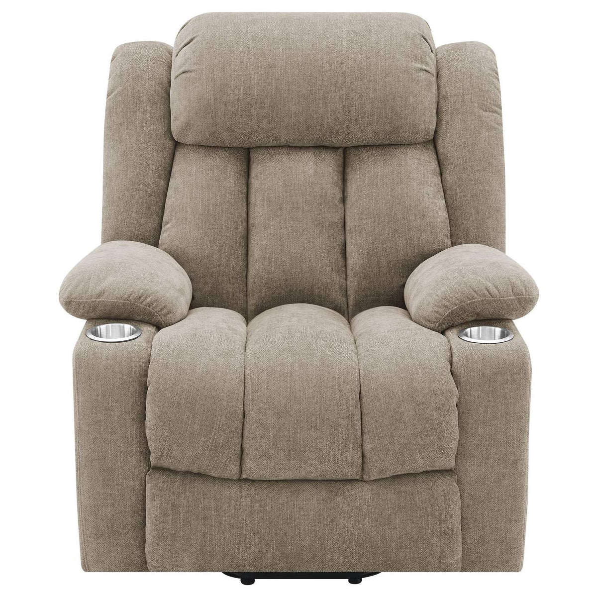 602274P Houston Upholstered Power Lift Recliner Chair Camel