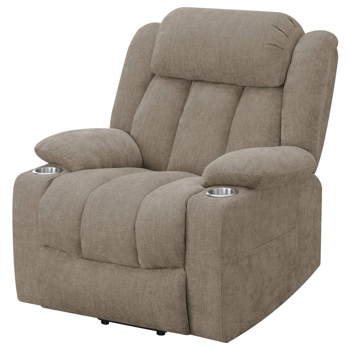 602274P Houston Upholstered Power Lift Recliner Chair Camel