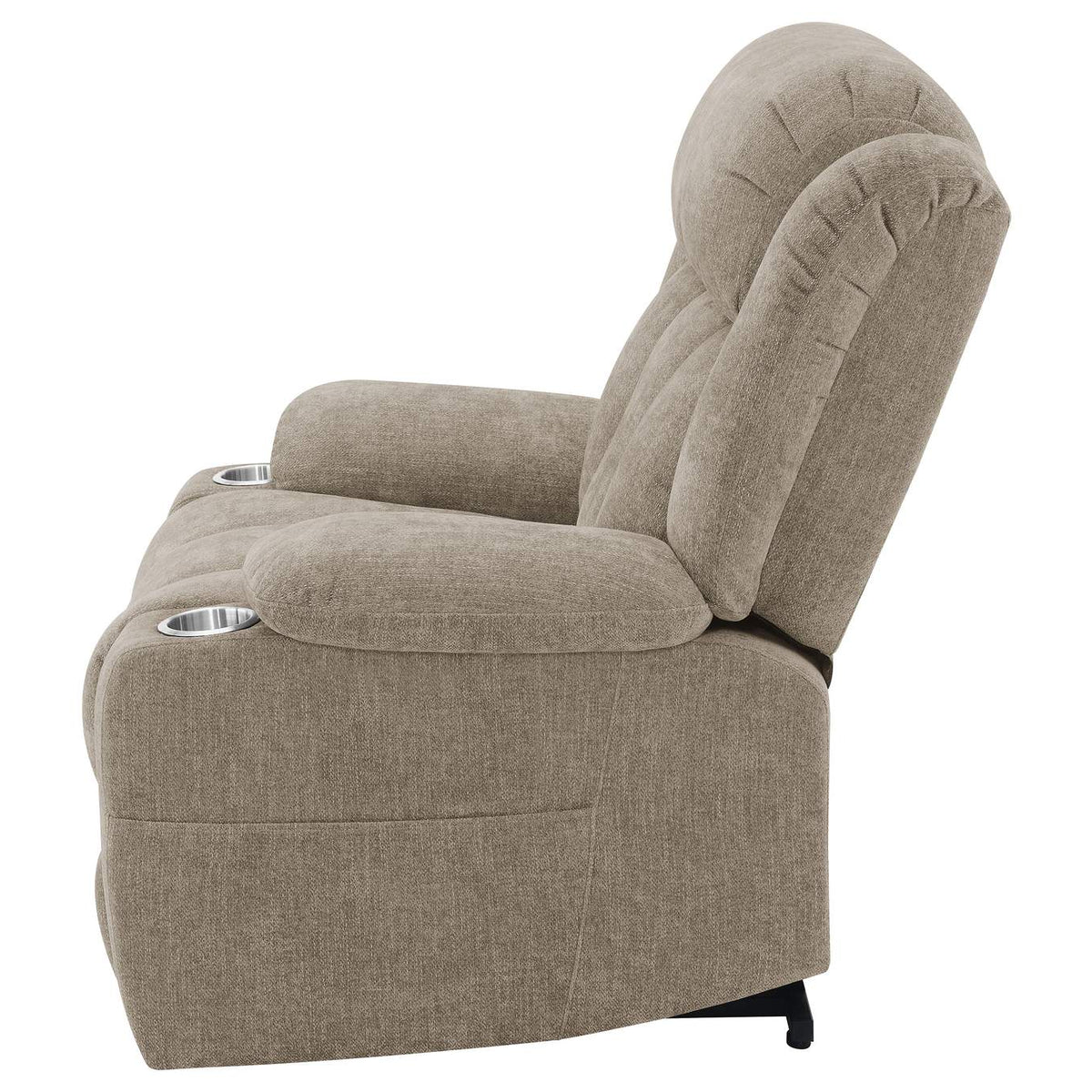 602274P Houston Upholstered Power Lift Recliner Chair Camel