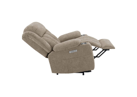 602274P Houston Upholstered Power Lift Recliner Chair Camel