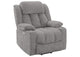 602284P Houston Upholstered Power Lift Recliner Grey