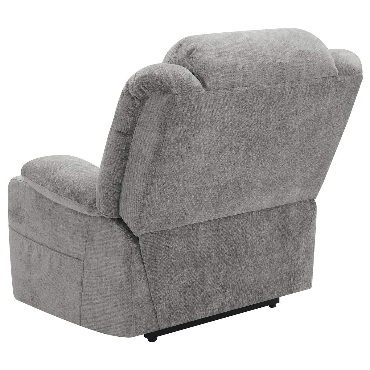 602284P Houston Upholstered Power Lift Recliner Grey