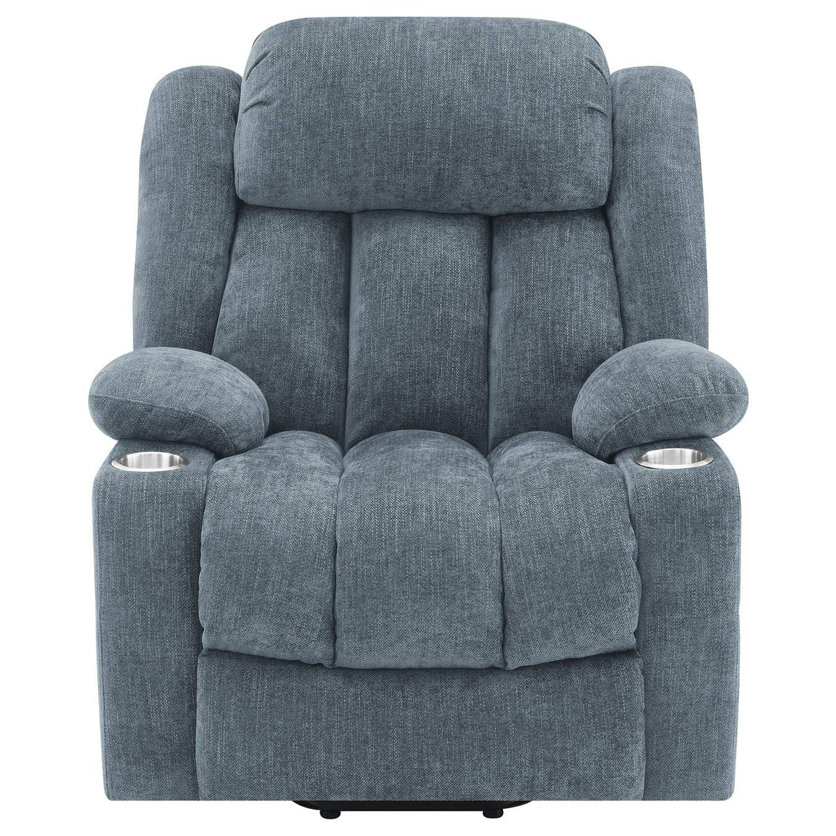 602294P Houston Upholstered Power Lift Recliner Slate Blue