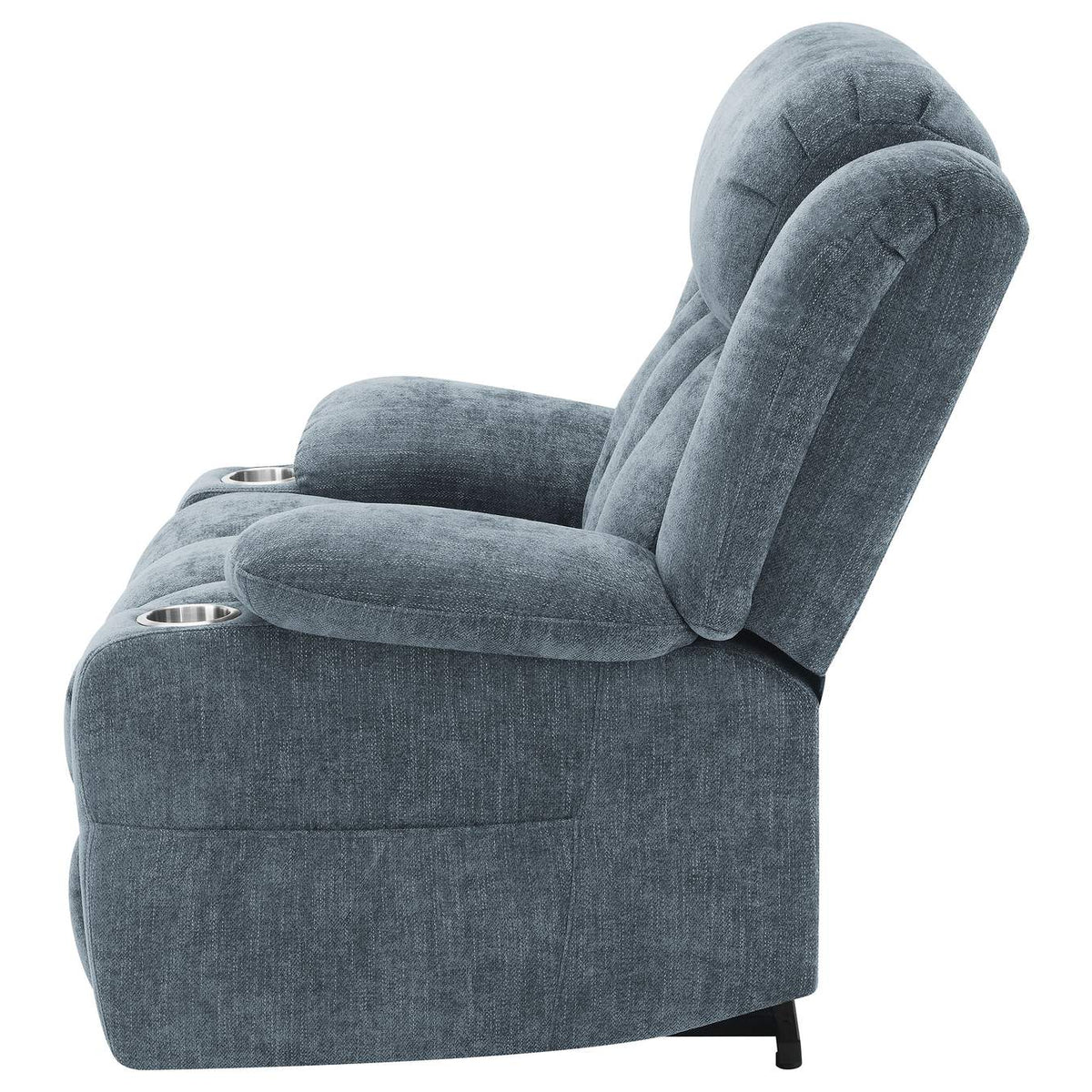 602294P Houston Upholstered Power Lift Recliner Slate Blue