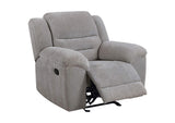 602551-S3 Gilson 3-piece Chenille Upholstered Reclining Sofa Set Grey