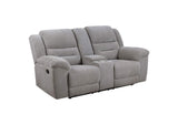 602552 Gilson Chenille Upholstered Reclining Loveseat Grey