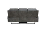 603191 Raelynn Upholstered Track Arm Motion Sofa Grey