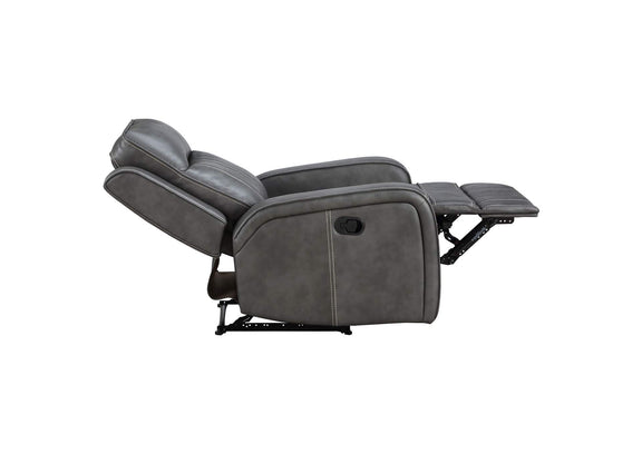 603193 Raelynn Upholstered Track Arm Recliner Grey