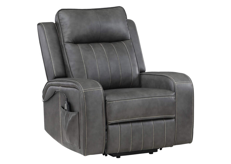 603194P Raelynn Upholstered Power Lift Recliner Chair Grey