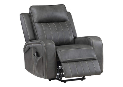 603194P Raelynn Upholstered Power Lift Recliner Chair Grey