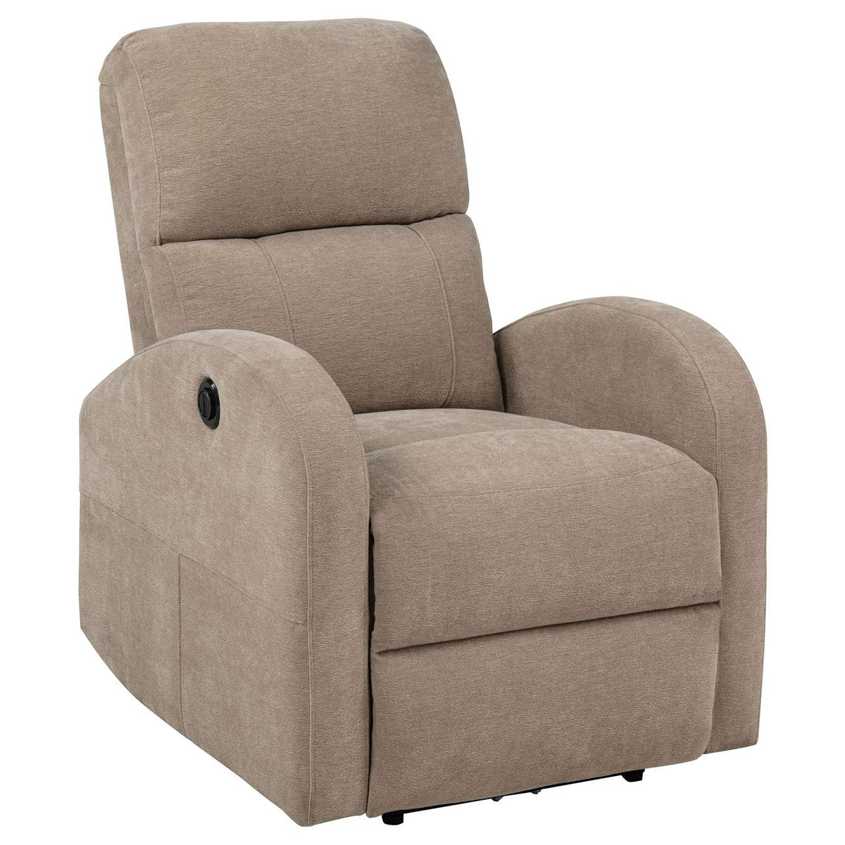 603303P Grant Fabric Upholstered Power Recliner Chair Camel