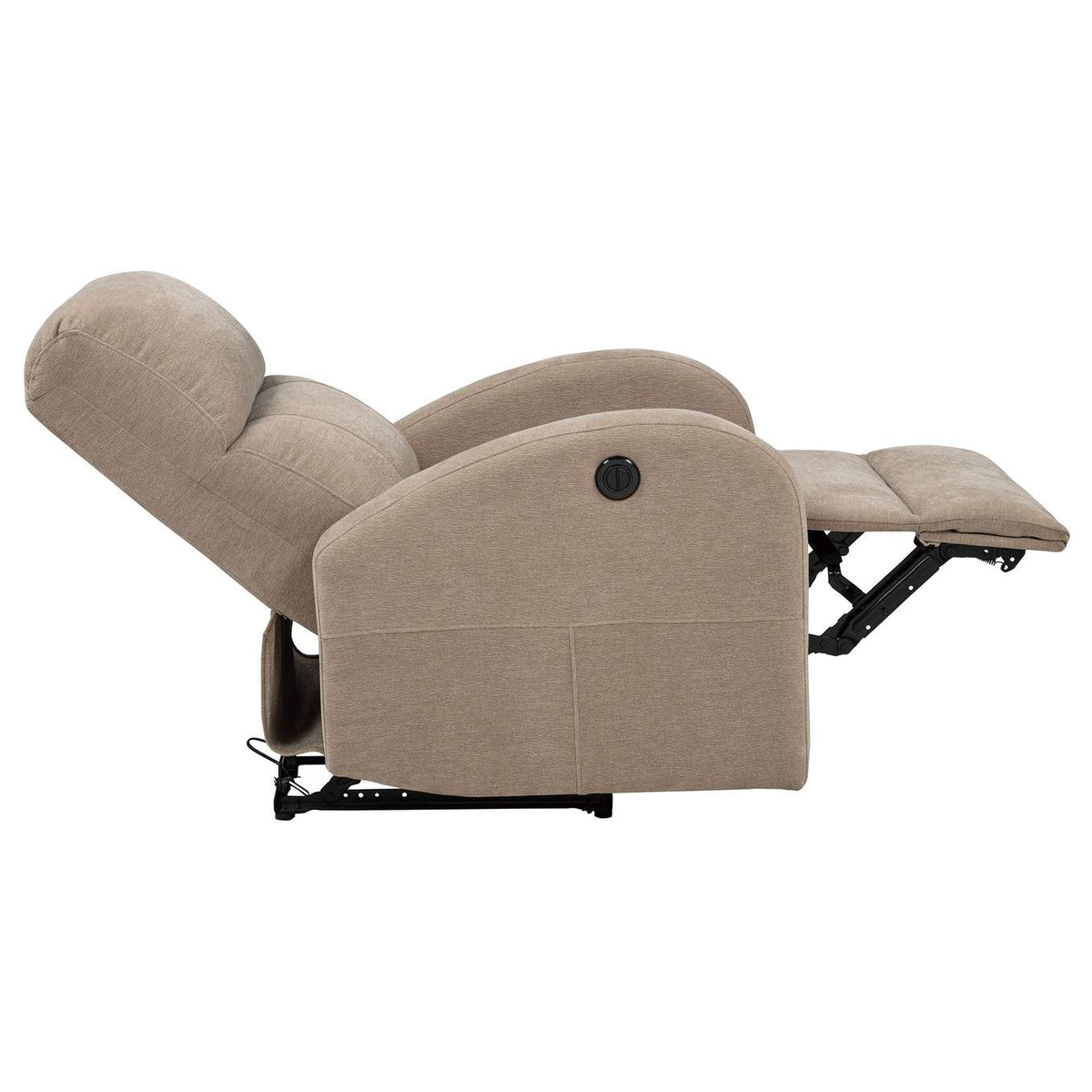 603303P Grant Fabric Upholstered Power Recliner Chair Camel