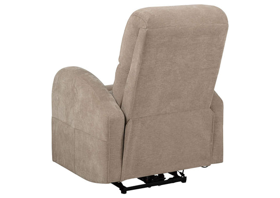 603303P Grant Fabric Upholstered Power Recliner Chair Camel