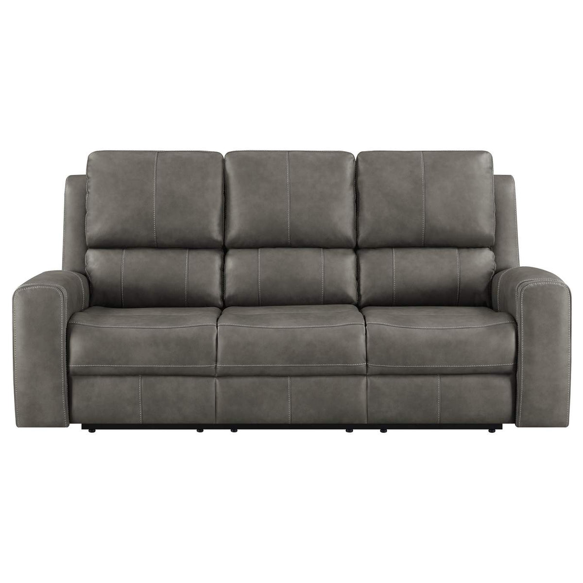 603431PPP Brickston Triple Power Reclining Sofa Charcoal