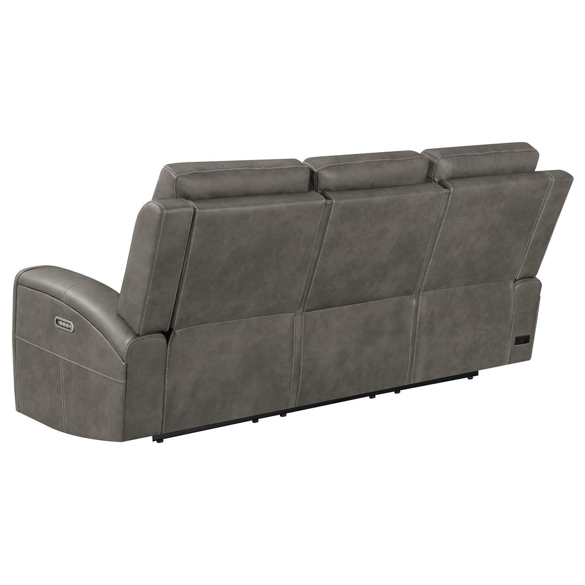 603431PPP Brickston Triple Power Reclining Sofa Charcoal