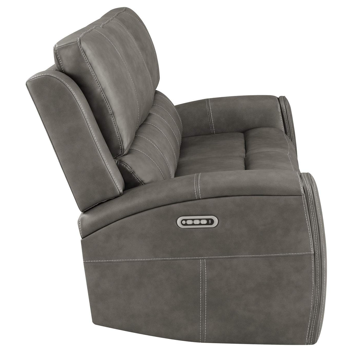 603431PPP Brickston Triple Power Reclining Sofa Charcoal