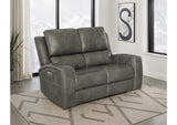 603432PPP Brickston Triple Power Reclining Loveseat Charcoal