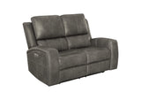 603432PPP Brickston Triple Power Reclining Loveseat Charcoal
