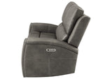 603432PPP Brickston Triple Power Reclining Loveseat Charcoal