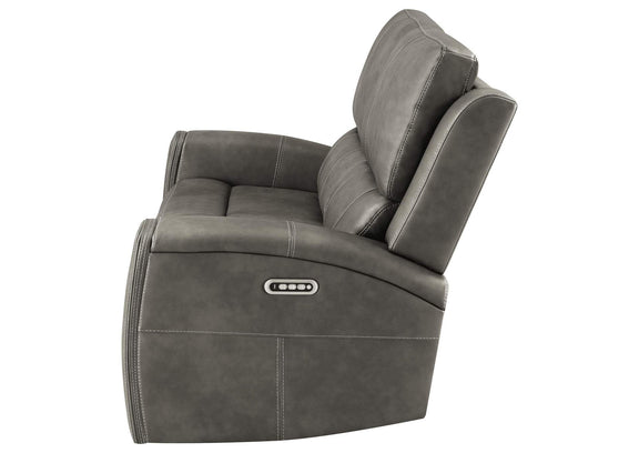 603432PPP Brickston Triple Power Reclining Loveseat Charcoal