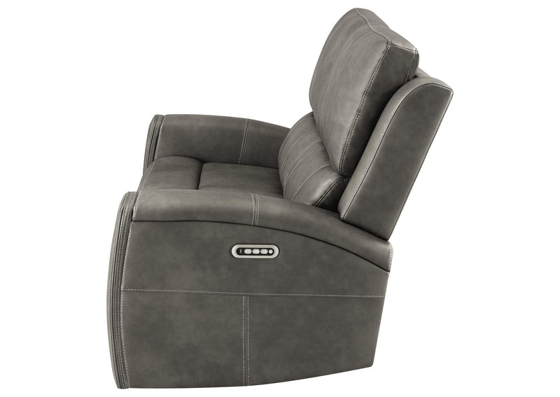 603432PPP Brickston Triple Power Reclining Loveseat Charcoal