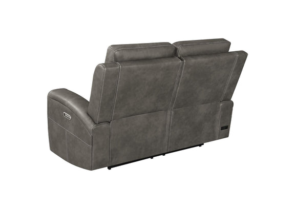 603432PPP Brickston Triple Power Reclining Loveseat Charcoal