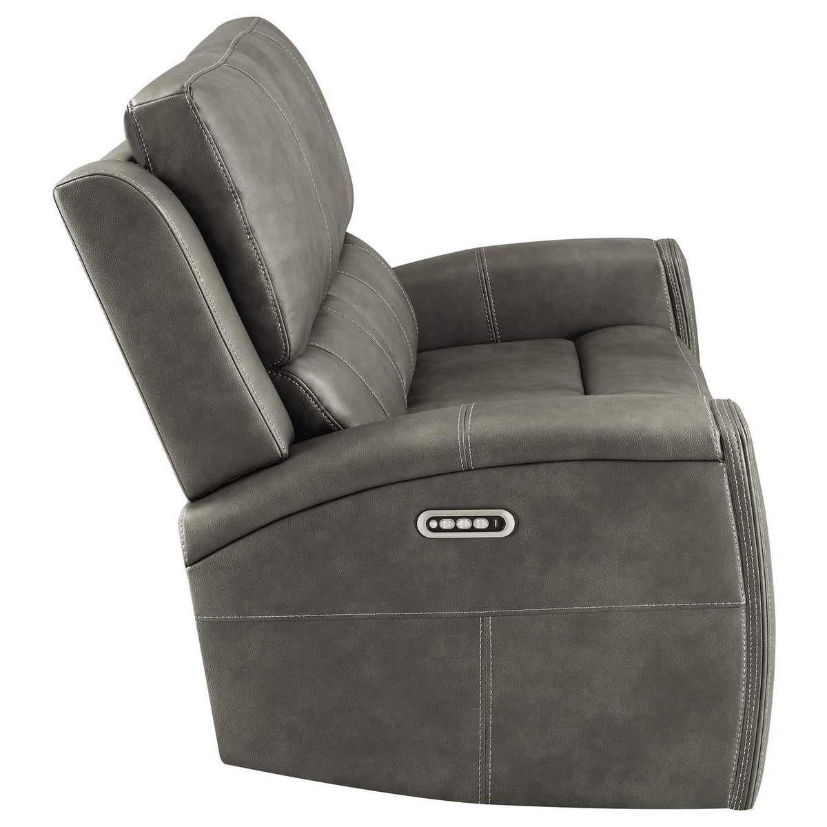 603432PPP Brickston Triple Power Reclining Loveseat Charcoal