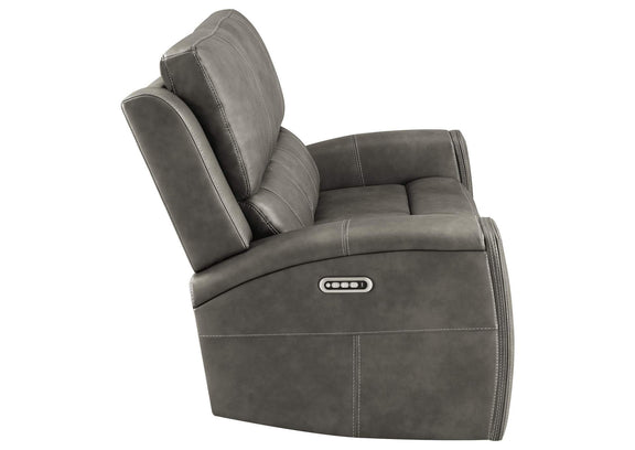 603432PPP Brickston Triple Power Reclining Loveseat Charcoal