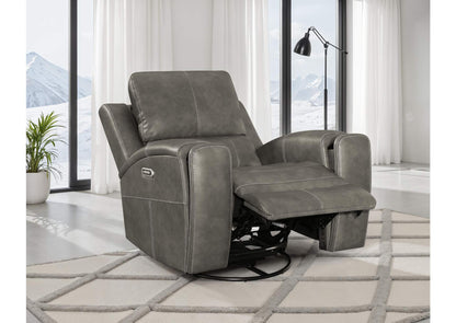 603433PPP Brickston Triple Power Swivel Glider Recliner Charcoal