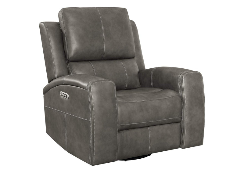 603433PPP Brickston Triple Power Swivel Glider Recliner Charcoal