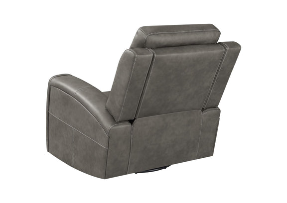 603433PPP Brickston Triple Power Swivel Glider Recliner Charcoal
