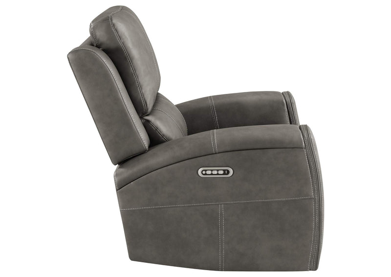 603433PPP Brickston Triple Power Swivel Glider Recliner Charcoal