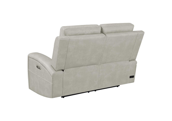 603434PPP-S2 Brickston 2-piece Triple Power Reclining Sofa Set Grey