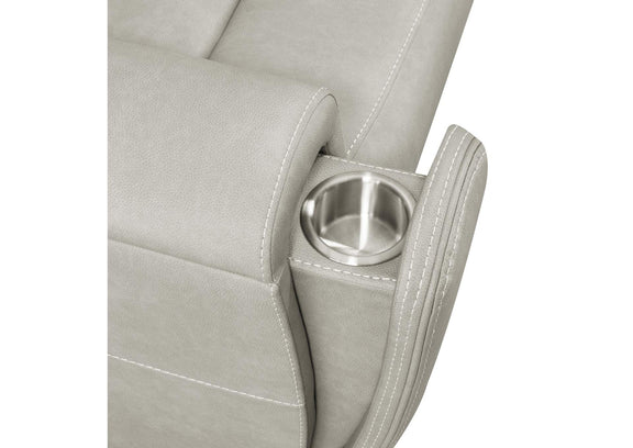 603434PPP-S2 Brickston 2-piece Triple Power Reclining Sofa Set Grey