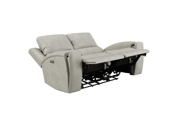 603434PPP-S3 Brickston 3-piece Triple Power Reclining Sofa Set Grey