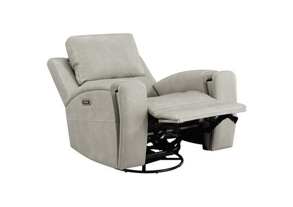 603434PPP-S3 Brickston 3-piece Triple Power Reclining Sofa Set Grey