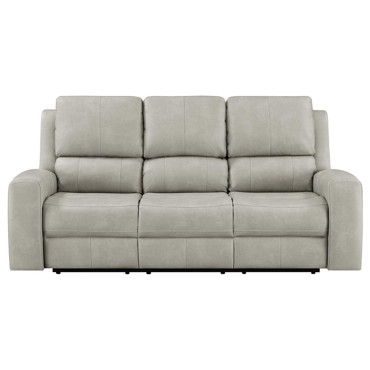 603434PPP Brickston Triple Power Reclining Sofa Grey