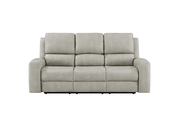 603434PPP Brickston Triple Power Reclining Sofa Grey