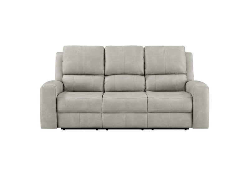 603434PPP Brickston Triple Power Reclining Sofa Grey