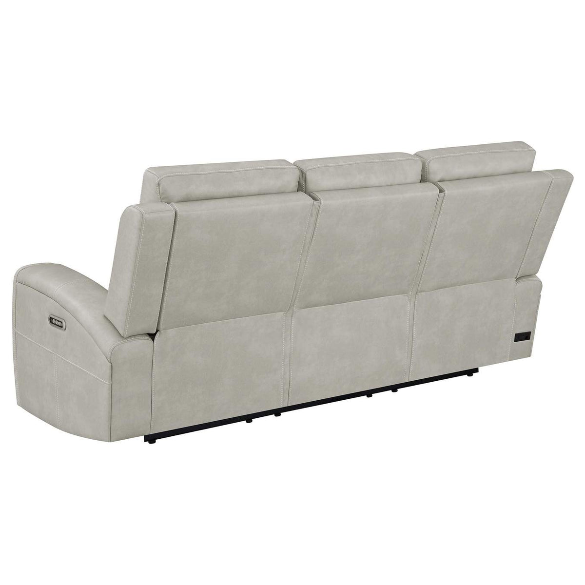603434PPP Brickston Triple Power Reclining Sofa Grey